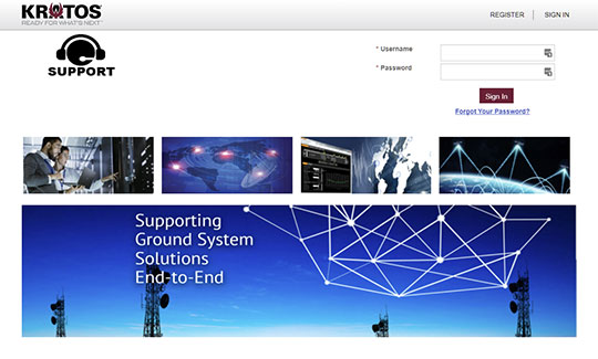 Space products support portal