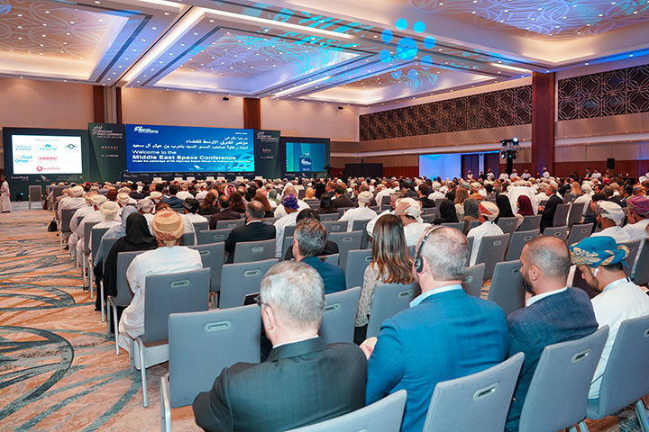 Delegates of the Middle East Space Conference gather in Muscat, Oman from Jan. 8-11, 2024, to explore the regional space ecosystem. (Source: Euroconsult)