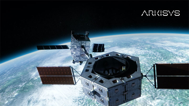 Arkisys’ Port is under development as a commercial robotic space station for on-orbit manufacturing, research, experimentation as well as satellite assembly, manufacturing and deployment in space.