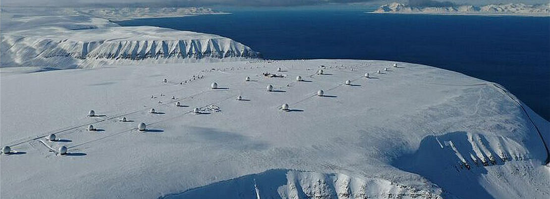 KSAT's global ground station network includes 100 antennas in Svalbard, Norway.