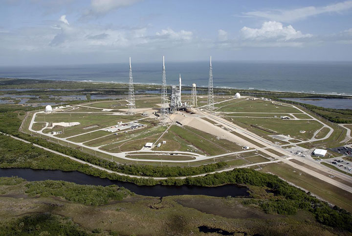 Launch Pad 39B at NASA's Kennedy Space Center in Florida.