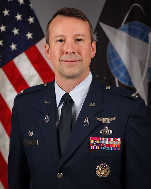 Director of the Air Force Research Laboratory Space Vehicles Directorate Col. Jeremy Raley is working with industry on data fusion solutions and user-friendly systems.