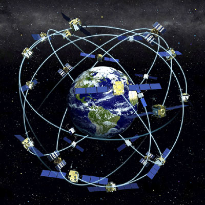 Satellites orbiting Earth