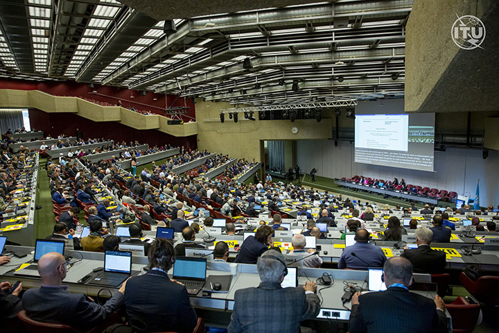 Representatives of ITU member states gather at the World Radiocommunications Conference every four years. The 2023 WRC will be held in November in Dubai.