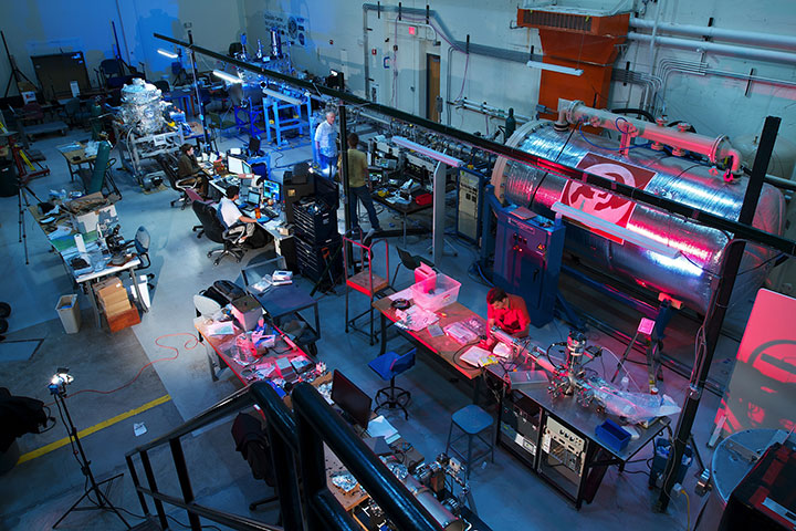 File image shows the inside of a research institute at LASP dedicated to studying plasma and dust in the solar system.