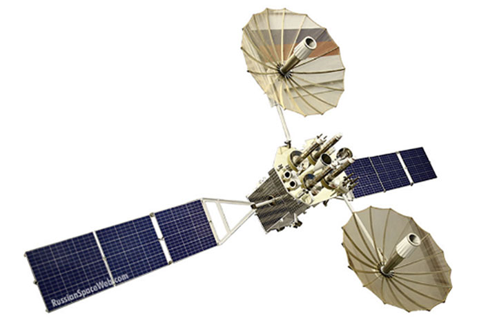 Figure 1 - An example of a Luch data relay satellite.