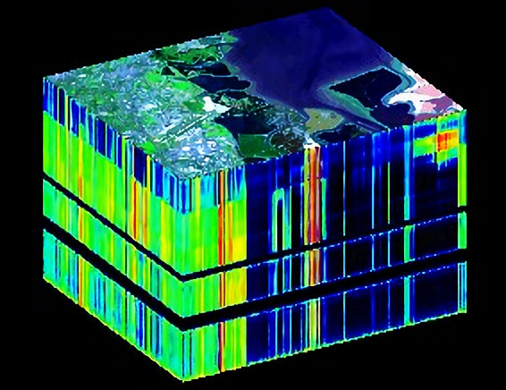 Hyperspectral satellites observe Earth's surface in hundreds of wavelengths per individual pixel. HSI sensors divide light into hundreds of narrow wavelengths to reveal spectral signatures of particular features, crops or materials, providing valuable data mineralogy, agricultural, environmental monitoring and more.