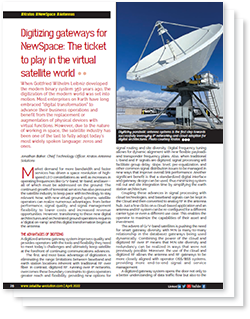 Digitizing gateways for NewSpace: The ticket to play in the virtual satellite world