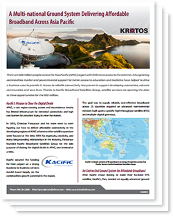 A Multinational Ground System Delivering Affordable Broadband Across Asia Pacific