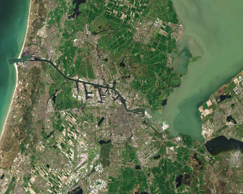 Satellite map view