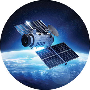 Satellite in space