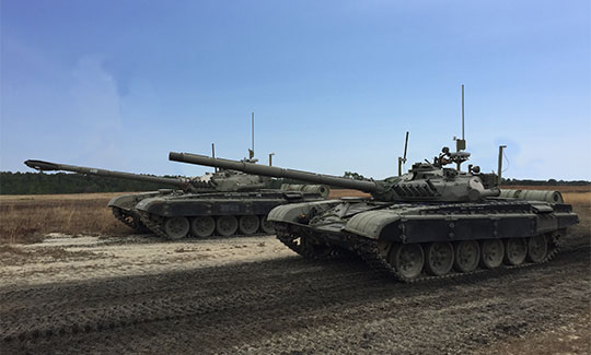 Two T-72 Tanks