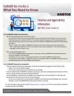 DS-410 FedRAMP Rev 4 to 5 What You Need to Know