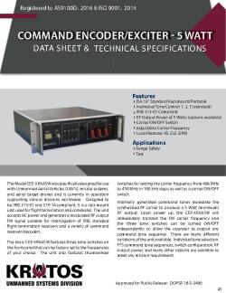 Command Encoder/Exciter - 5 Watt