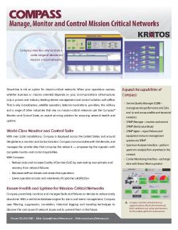 Fact Sheet - Compass Monitor and Control