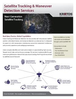 DS-397 Satellite Tracking and Maneuver Detection