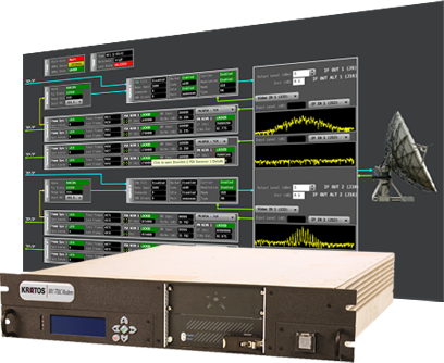 XR1 TT&C Modem hardware and screenshot