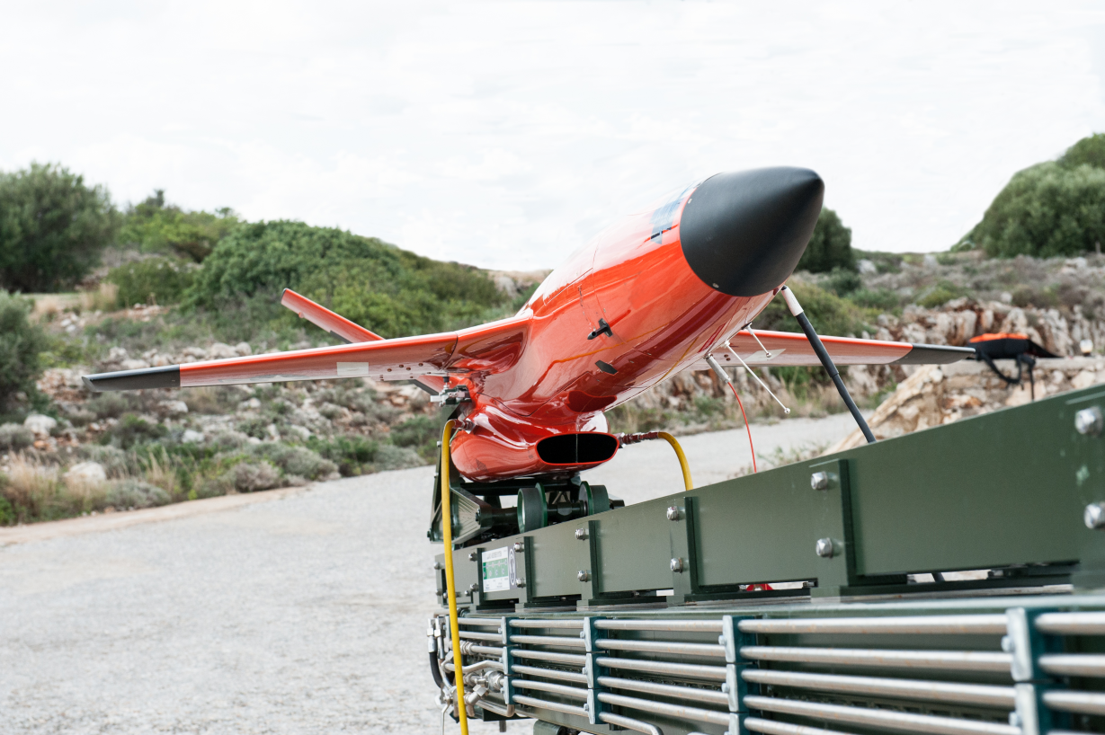 MQM-178 Firejet on Launcher