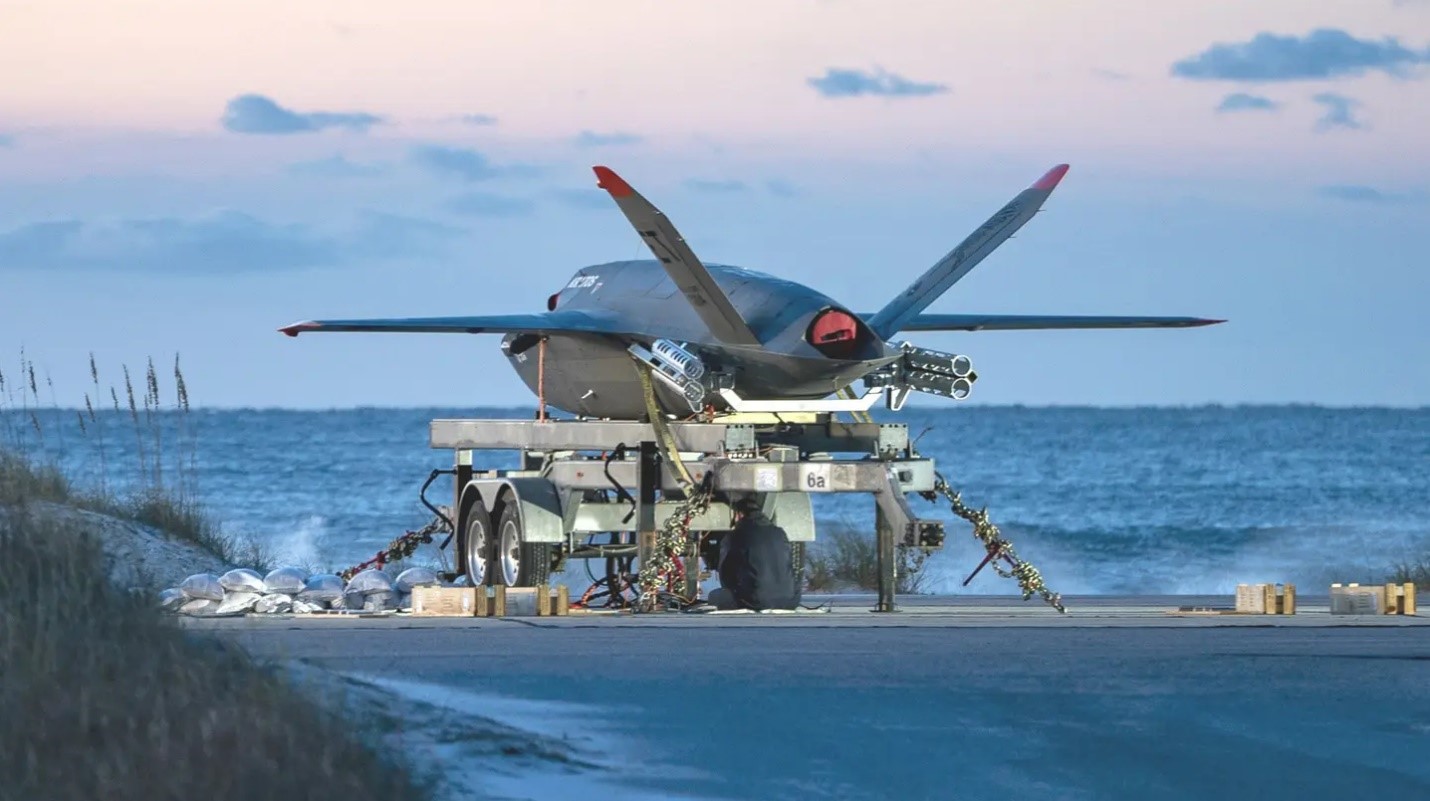 Kratos XQ-58A Valkyrie System on Launch Trailer
