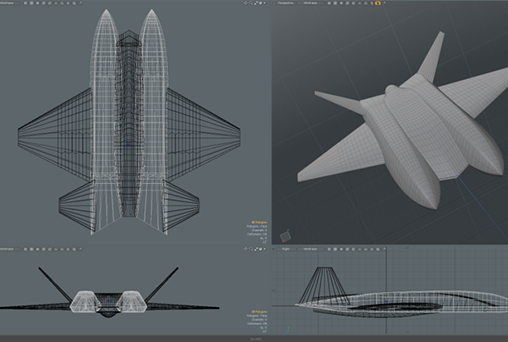 Computer screen showing design and engineering programs