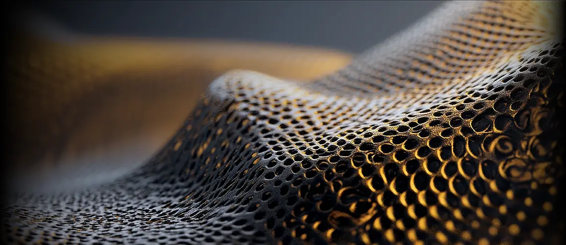 close up view of material
